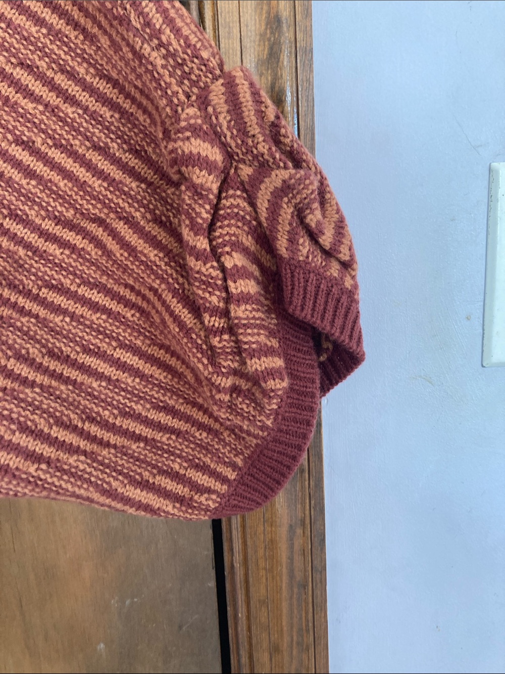 Democracy abstract stripes pattern sweater size 2X - Picture 6 of 17